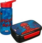 Scooli Lunchbox Spider-Man, (Set, 2-tlg), mit Trinkflasche