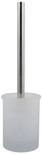 spirella WC-Garnitur YOKO, Toilettenb&uuml;rste rostfreier Edelstahl Inox, Beh&auml;lter aus