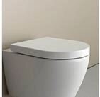 Bernstein WC-Sitz U1009, WC-Sitz f&uuml;r NT2038 Softclose Wei&szlig; gl&auml;nzend Duroplast