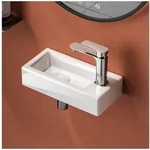 EMKE Waschbecken H&auml;ngewaschbecken, Aufsatzwaschbecken aus Keramik f&uuml;r Bad