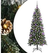 vidaXL LED Baum K&uuml;nstlicher Weihnachtsbaum mit 150 LEDs mit St&auml;nder Gr&uuml;n 150 cm