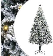 vidaXL LED Baum K&uuml;nstlicher Weihnachtsbaum mit 300 LEDs mit St&auml;nder Wei&szlig; 240 cm