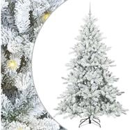 vidaXL K&uuml;nstlicher Weihnachtsbaum K&uuml;nstlicher klappbarer Weihnachtsbaum Wei&szlig; 210