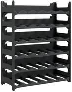 vidaXL Weinregal Weinregal f&uuml;r 36 Flaschen PP Stapelbar, 1-tlg.