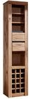 Massivmoebel24 Weinregal MONTREUX, 1-tlg., Weinregal 42x35x191 Wild-/Zerreiche natur
