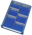 RAU Regal Rau Schubladen-Einteilungs-Set Schublade-E H 120-360mm 1 Trenn + 4 Ste