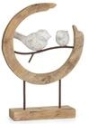 Moritz Skulptur Skulptur Loving Birds V&ouml;gel Liebe, Holz, Tischdeko, Fensterdeko,