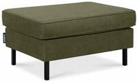 KONSIMO&reg; Sitzhocker INVIA Sitzhocker Pouffe, Grundschicht: Echtleder, auf hohen