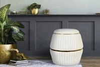 Kayoom Sitzhocker Hocker Doric, trendiger Look, &auml;sthetische Farbgebung, sch&ouml;ne
