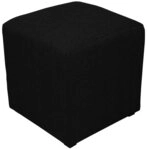 Best for Home Sitzhocker Cube Pouf &ndash; Stilvoller Samt Hocker & Fu&szlig;hocker