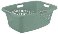 ROTHO W&auml;schekorb Flowers W&auml;schekorb 50l mit 4 Griffen, Kunststoff (PP)