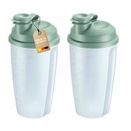 WESTMARK Dressing Shaker Mixery 2er Set Mintgr&uuml;n, 0.5 l, PP, PE, (Set, 2-tlg)