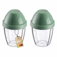 WESTMARK Dressing Shaker Mix-Ei 2er Set Mintgr&uuml;n, 0.25 L, Kunststoff (SAN, PE, PP),