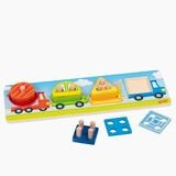 goki Lernspielzeug Formensortierspiel Fahrzeuge (packung, 5-St., folie), Spielerisch
