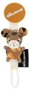 suebidou Schnullerbefestigung Schnullerkette Baby Schnullerclip mit Tiermotiv,