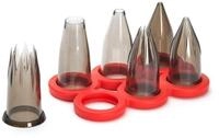 de Buyer Feindosierspritze Le Tube, T&uuml;llen-Set Starter 6-teilig - Tritan