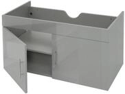 MCW Waschbeckenunterschrank MCW-D16-WUS (1-St) Hochglanz-Optik, 2 T&uuml;ren,