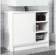 vidaXL Schrankmodule Waschbeckenunterschrank Wei&szlig; 63x29x55 cm Holzwerkstoff