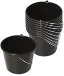 Kistenberg Baueimer 12L, (10er Set, mit Skala und Henkel)