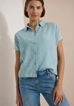 CECIL Hemdbluse aus softem Materialmix