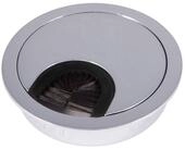 SO-TECH&reg; Kabelkanal Kabeldurchlass Kabeldurchf&uuml;hrung Metall B&uuml;rstendichtung 68mm