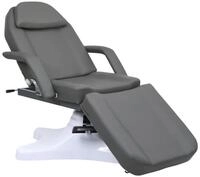 vidaXL Massageliege Massagetisch Grau 180x62x(86,5-118) cm