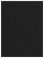 vidaXL Fu&szlig;matte Fu&szlig;matte Schwarz 90x120 cm, Rechteckig