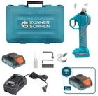 K&ouml;nner & S&ouml;hnen Gartenschere KS CPS20V-40 CASE PLUS, (Akku-Gartenschere Set mit 2