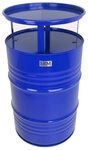 SRM Design Stehtisch Fassm&ouml;bel Stehtisch Bistrotisch Partytisch Blau &Oslash; 57 cm H&ouml;he