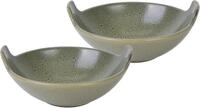 CreaTable Servierschale Balti Dish, Steinzeug, (Set, 2-tlg), Dipschale, M&uuml;slischale,