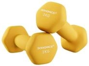 SONGMICS Kurzhantel Hanteln, 5 Gewichtsklasse, (2er Set Neopren-Beschichtung,