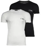 Emporio Armani T-Shirt Herren T-Shirt 2er Pack Baumwolle BOLD MONOGRAM (Packung, 2er