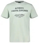 LERROS T-Shirt Sommerliches T-Shirt aus Baumwolle mit O-Neck, gro&szlig;e Gr&ouml;&szlig;en gr&uuml;n