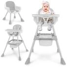 Moby-System Kinderstuhl Moby-System Magnolia 2in1 Hochstuhl - Grau