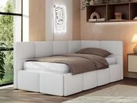MKS M&Ouml;BEL Jugendbett ARVO 90x200 (Set, inkl. Lattenrost, Bettkasten und gepolstertem