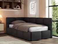 MKS M&Ouml;BEL Jugendbett ARVO 90x200 (Set, inkl. Lattenrost, Bettkasten und gepolstertem