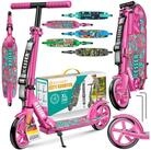 KESSER Scooter Citysooter mit Hinterradbremse & rutschfeste Trittfl&auml;che,