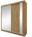 Beautysofa Kleiderschrank GAJA II mit Spiegel (Schrank mit Schubladen und