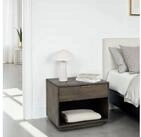 IDIMEX Nachttisch BORA, Beistelltisch Holz 60x46 cm mit Schublade aus Mango