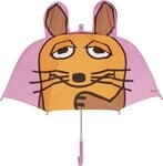 Playshoes Stockregenschirm 3D Regenschirm DIE MAUS