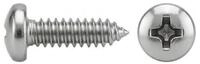 Contorion Schraube ISO 7049 Form C Linsenkopf-Blechschraube VG 5,5x45 Stahl