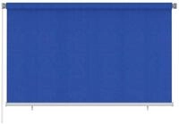 Rollo Au&szlig;enrollo 245 (B) x 140 (H) cm Blau HDPE, vidaXL
