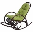 MCW Schaukelstuhl MCW-C40, Mit Wippstopper, Auflage fixierbar, Verzierungen, Einfache