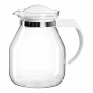 montana-Glas Teekanne :content Wei&szlig;