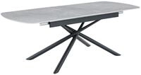 HARPER Esstisch Esstisch HARPER HESPERIA BHT 180x76x90 cm grau Esszimmertisch