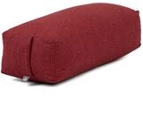 bodhi Yoga Bolster SALAMBA Bolster gemustert, 60x25x17cm Mayuri, dunkelrot, Dinkel