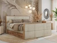 MKS M&Ouml;BEL Boxspringbett ALBERO 2 KING DUO (Packung, Set, Bettk&auml;sten, Topper