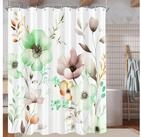 LuxusKollektion Duschvorhang Duschvorhang Blumen Zeichnen