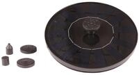 Lumineo Gartenfigur, Springbrunnen / Teichpumpe Solar Kunststoff Outdoor...