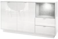 Vladon Sideboard Metro (Kommode, mit 2 T&uuml;ren, 2 Schubladen und 1 offenem Fach),